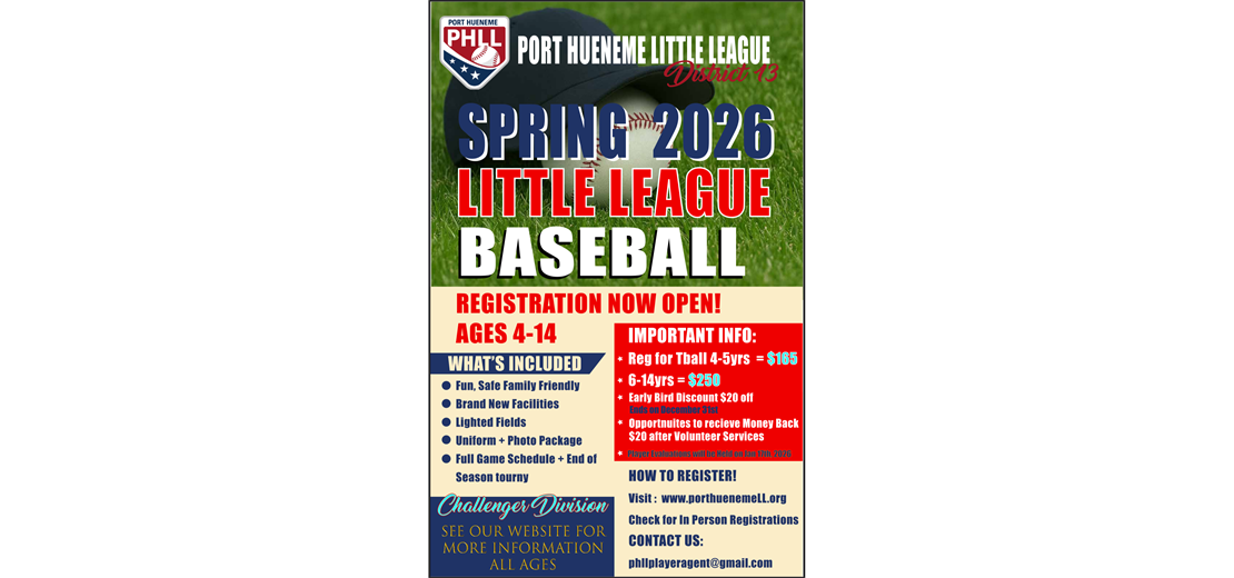 Spring 2026 Registration is OPEN